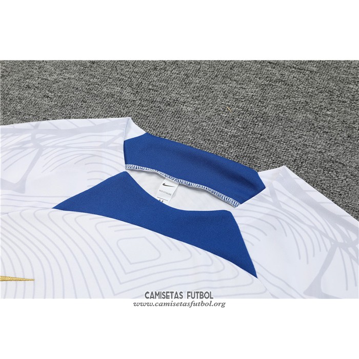 Chandal del Francia Manga Corta 2022/2023 Blanco - Pantalon Corto